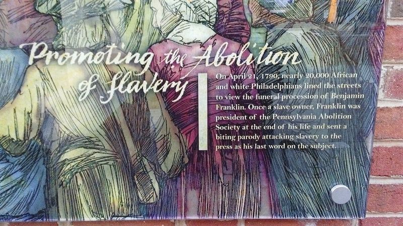 Promoting the Abolition of Slavery Marker Text. Click for full size. Promoting the Abolition of Slavery Marker Text image. Click for full size.