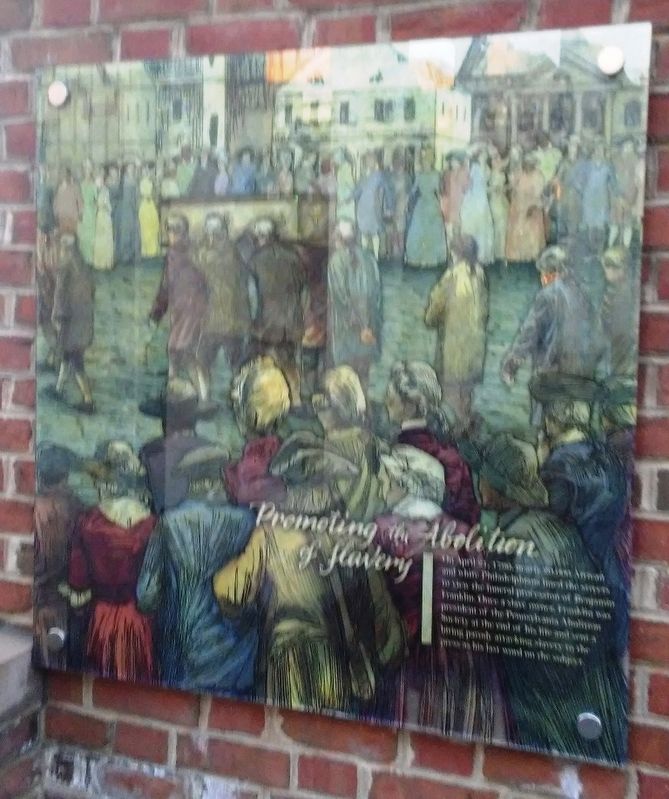 Promoting the Abolition of Slavery Marker. Click for full size. Promoting the Abolition of Slavery Marker image. Click for full size.
