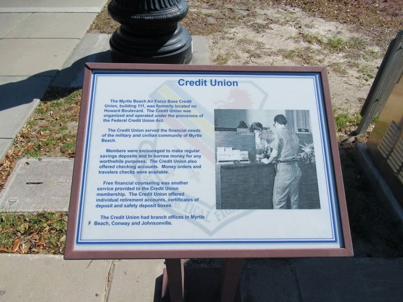 Credit Union Marker. Click for full size. Credit Union Marker image. Click for full size.