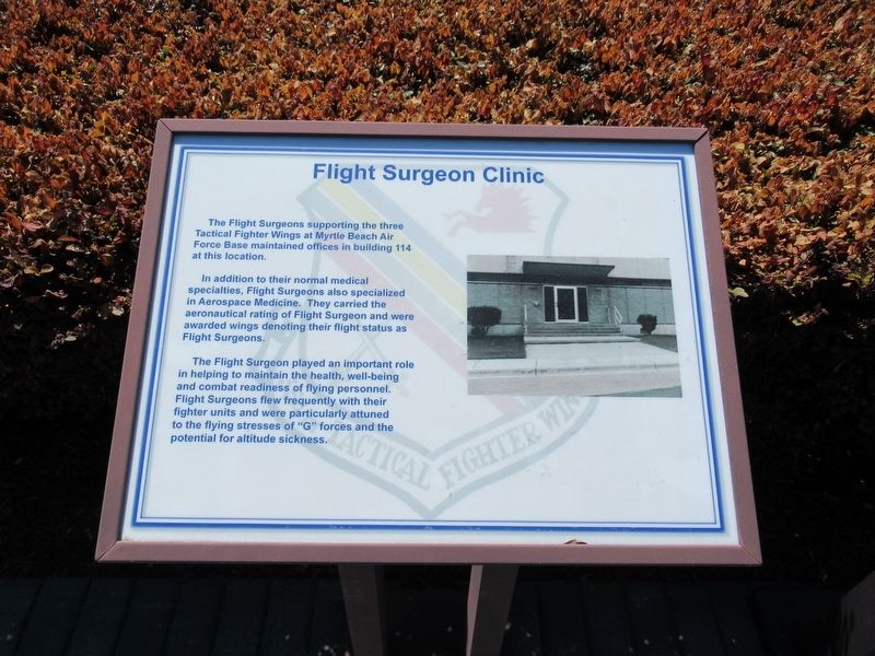 Flight Surgeon Clinic Marker image. Click for full size.