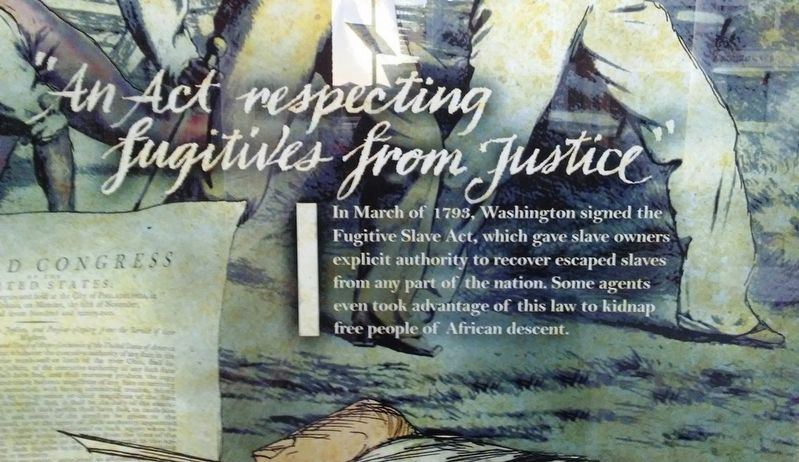 "An Act respecting fugitives from Justice" Marker Text image. Click for full size.