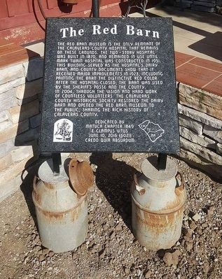 The Red Barn Marker image. Click for full size.