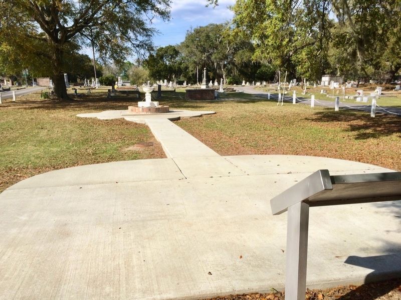 Area around the marker, built as part of the marker installation. image. Click for full size.