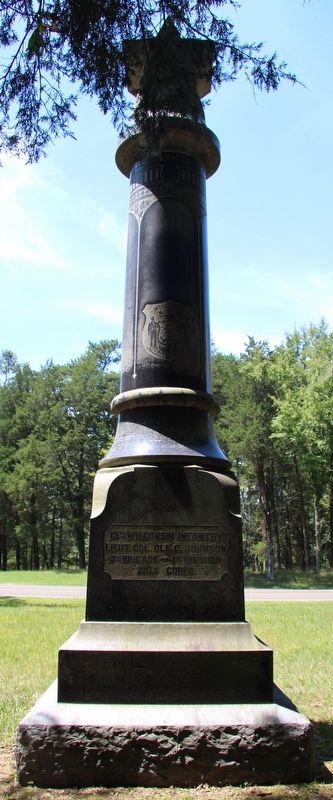 15th Wisconsin Infantry Marker. Click for full size. 15th Wisconsin Infantry Marker image. Click for full size.