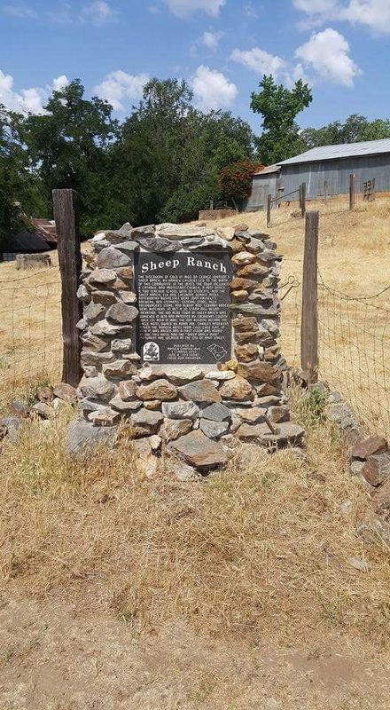 Sheep Ranch Marker image. Click for full size.