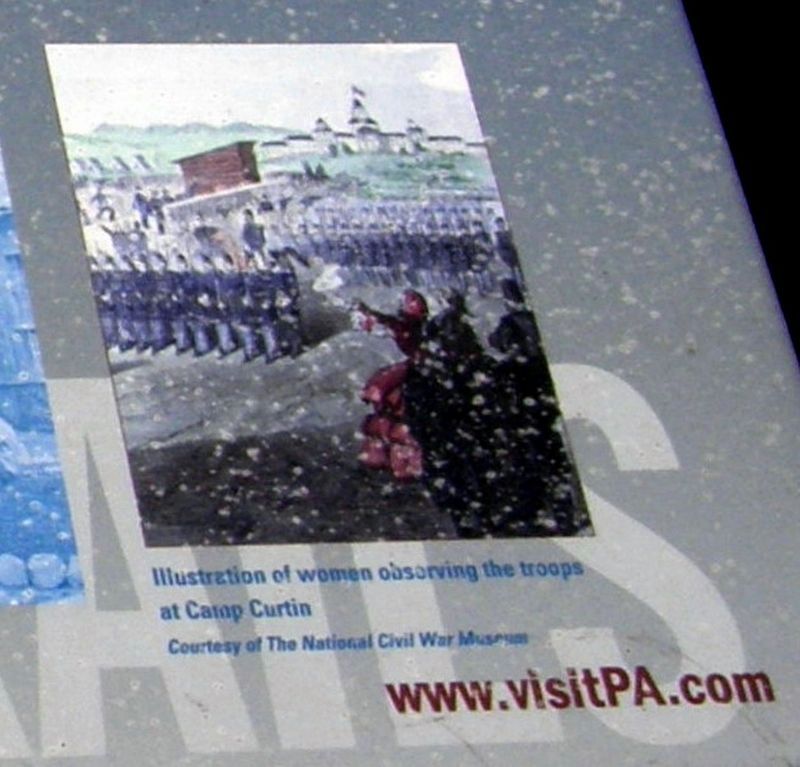 The Ladies of Harrisburg During The Civil War Marker image. Click for full size.