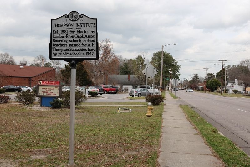 Thompson Institute Marker image. Click for full size.