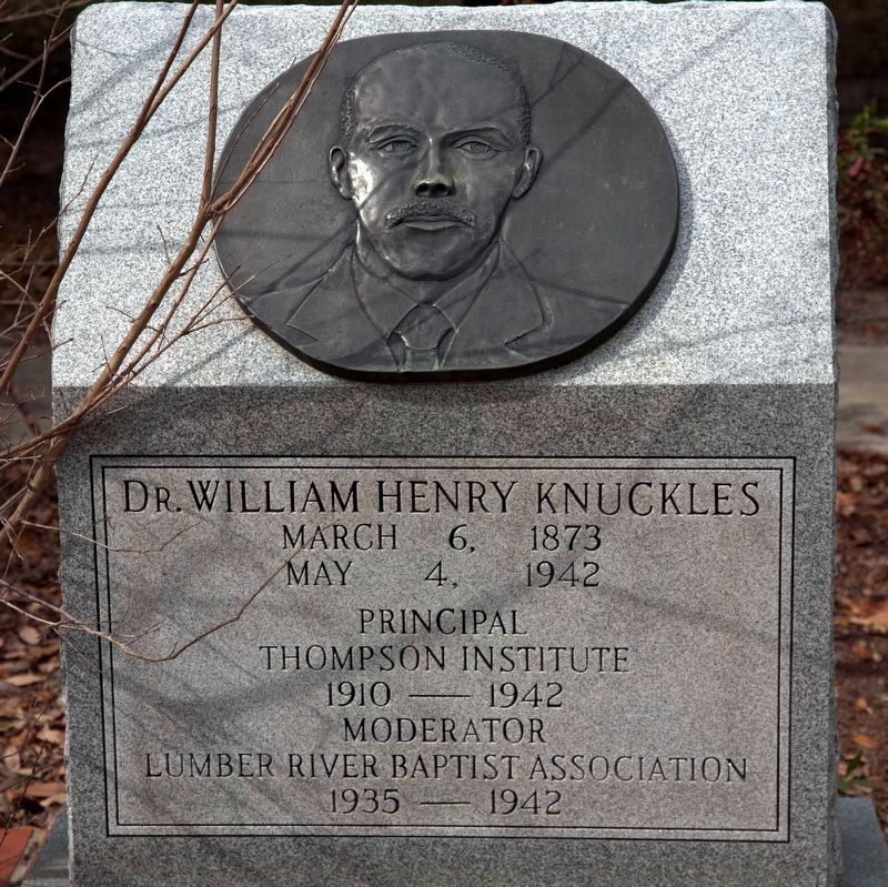Dr. William Henry Knuckles Memorial Monument image. Click for full size.