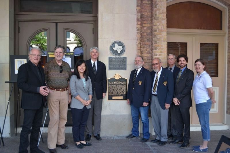 Marker Rededication Ceremony Paramount Theatre, Austin TX, March 25, 2017 image. Click for full size.
