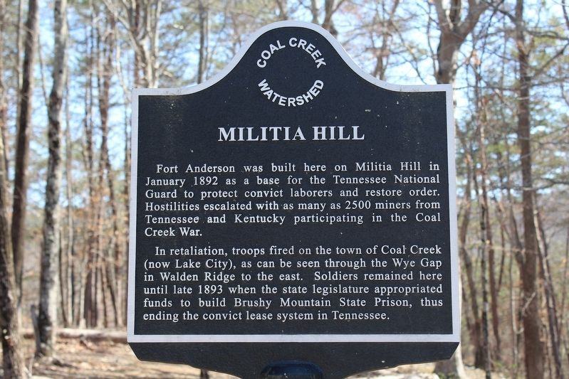 Militia Hill Marker image. Click for full size.