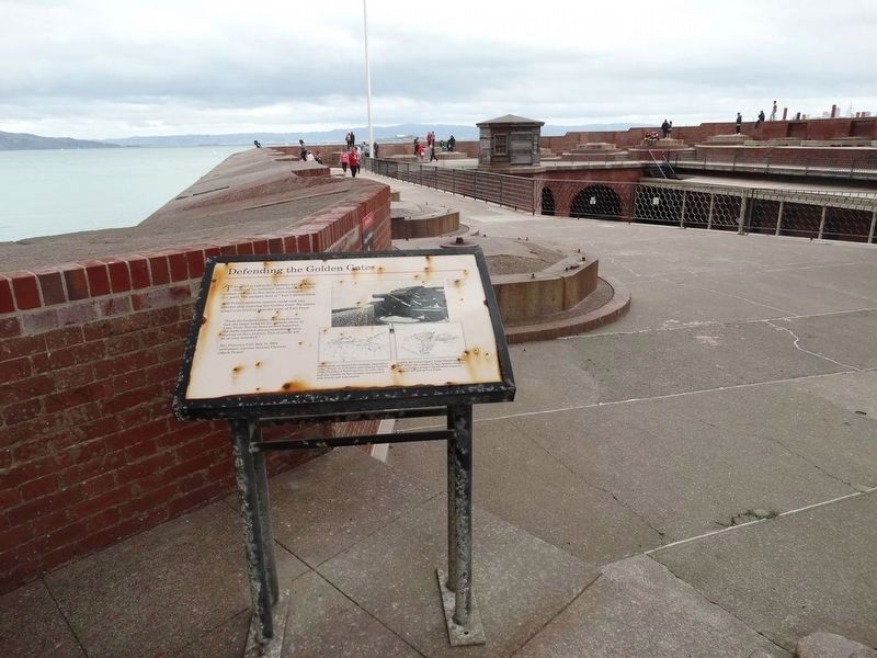 Defending the Golden Gate Marker. Click for full size. Defending the Golden Gate Marker image. Click for full size.