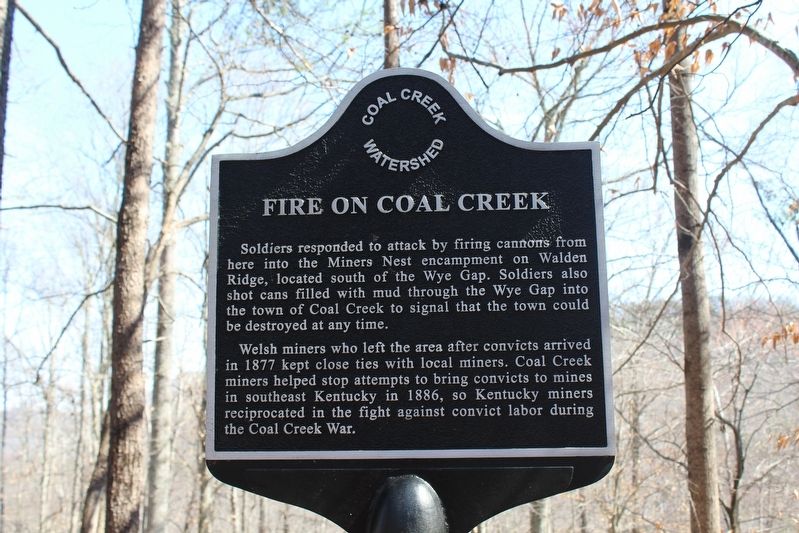 Fire on Coal Creek Marker image. Click for full size.
