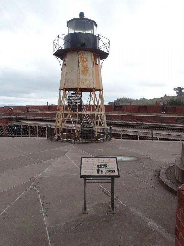 Fort Point Light and Marker. Click for full size. Fort Point Light and Marker image. Click for full size.