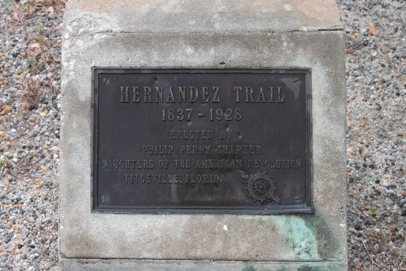 Hernandez Trail Marker image. Click for full size.