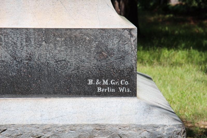 15th Wisconsin Infantry Marker. Click for full size. 15th Wisconsin Infantry Marker image. Click for full size.
