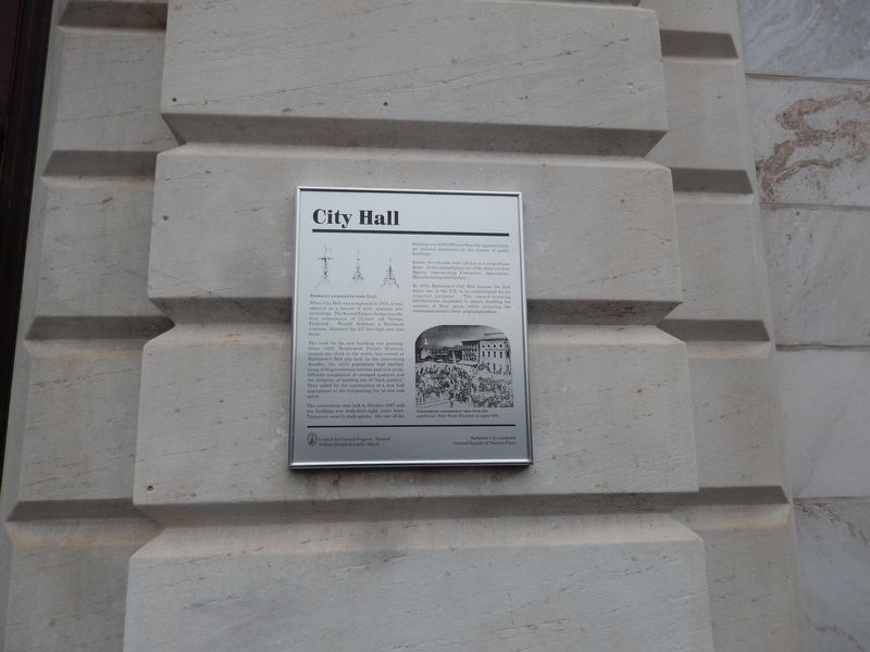 City Hall Marker. Click for full size. City Hall Marker image. Click for full size.