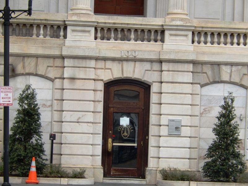 City Hall Marker. Click for full size. City Hall Marker image. Click for full size.
