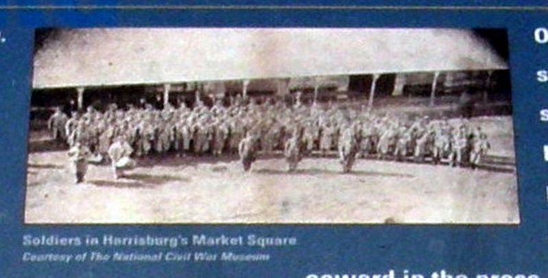 Market Square During The Civil War Marker. Click for full size. Market Square During The Civil War Marker image. Click for full size.