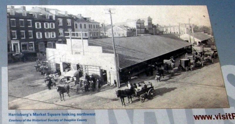 Market Square During The Civil War Marker image. Click for full size.