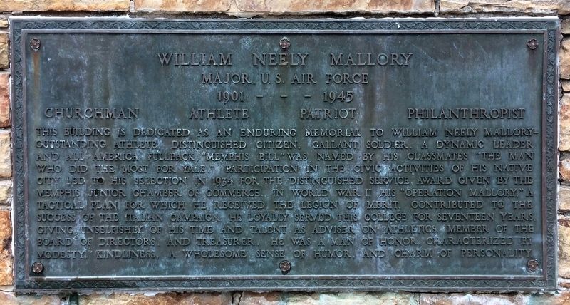 William Neely Mallory Marker image. Click for full size.