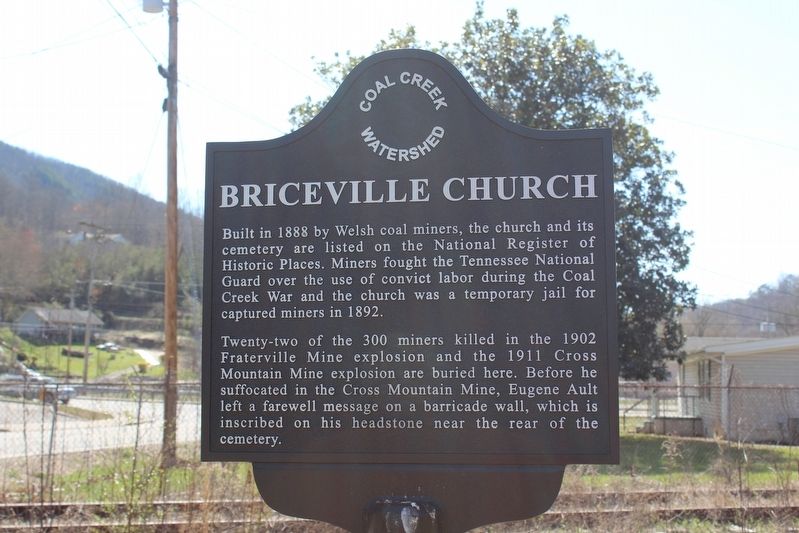 Briceville Church Marker image. Click for full size.