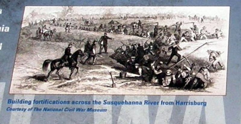 Threatened Invasion of Harrisburg Marker image. Click for full size.
