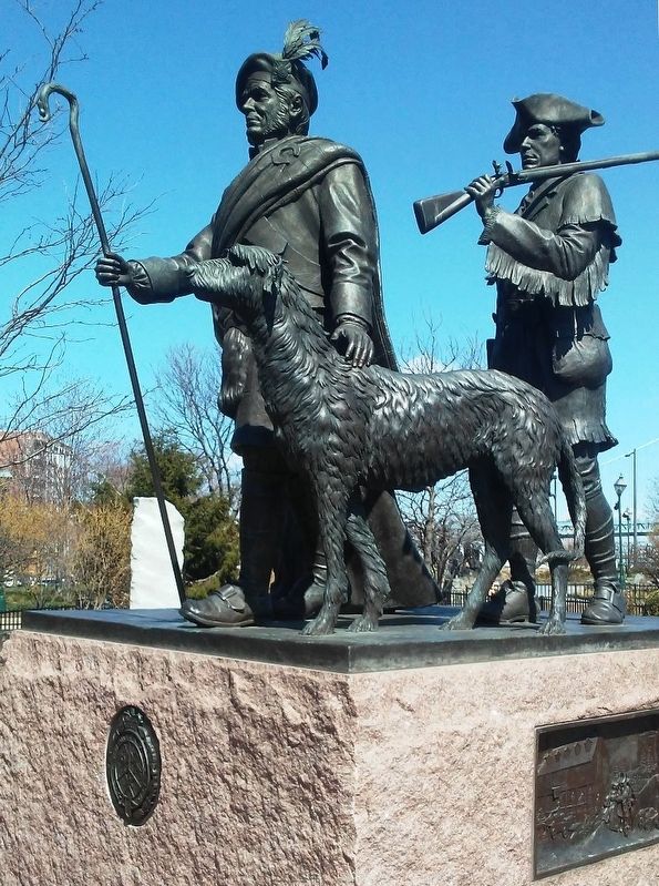 Monument to Scottish Immigrants Sculpture image. Click for full size.