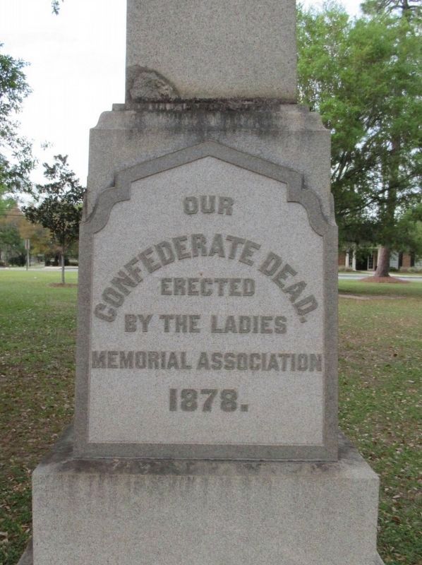 Our Confederate Dead Monument. Click for full size. Our Confederate Dead Monument image. Click for full size.