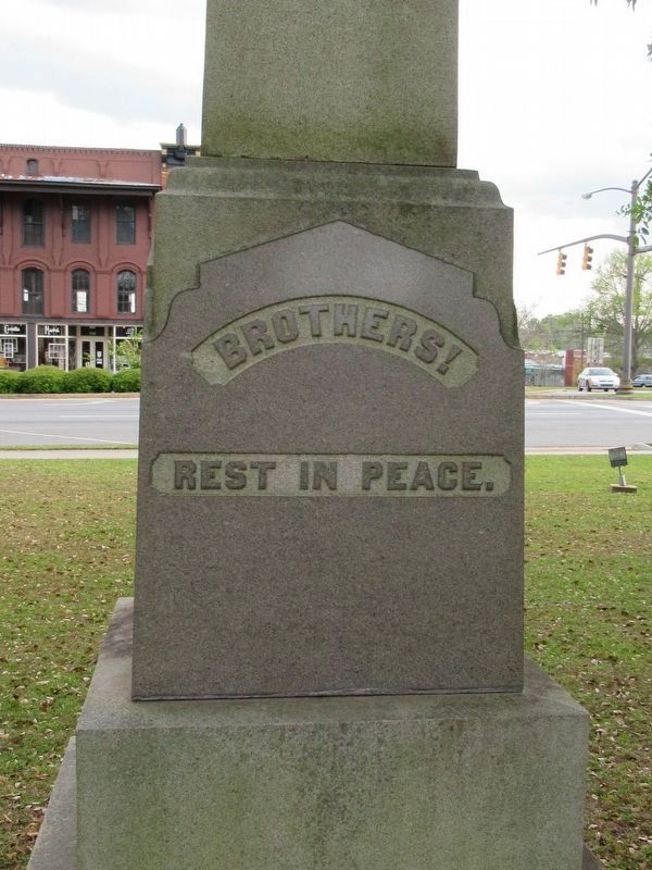 Our Confederate Dead Monument. Click for full size. Our Confederate Dead Monument image. Click for full size.
