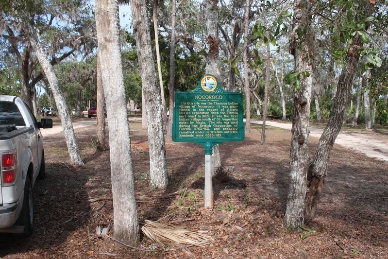 Nocoroco Marker looking north image. Click for full size.