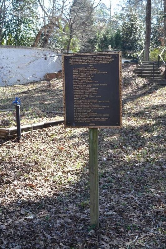 Nearby Marker Listing Groups Responsible for the Cabin's Restoration. Click for full size. Nearby Marker Listing Groups Responsible for the Cabin's Restoration image. Click for full size.