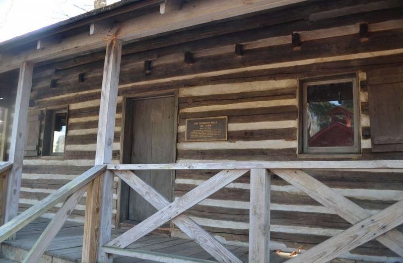 Frederick Ergle Log Cabin Marker. Click for full size. Frederick Ergle Log Cabin Marker image. Click for full size.