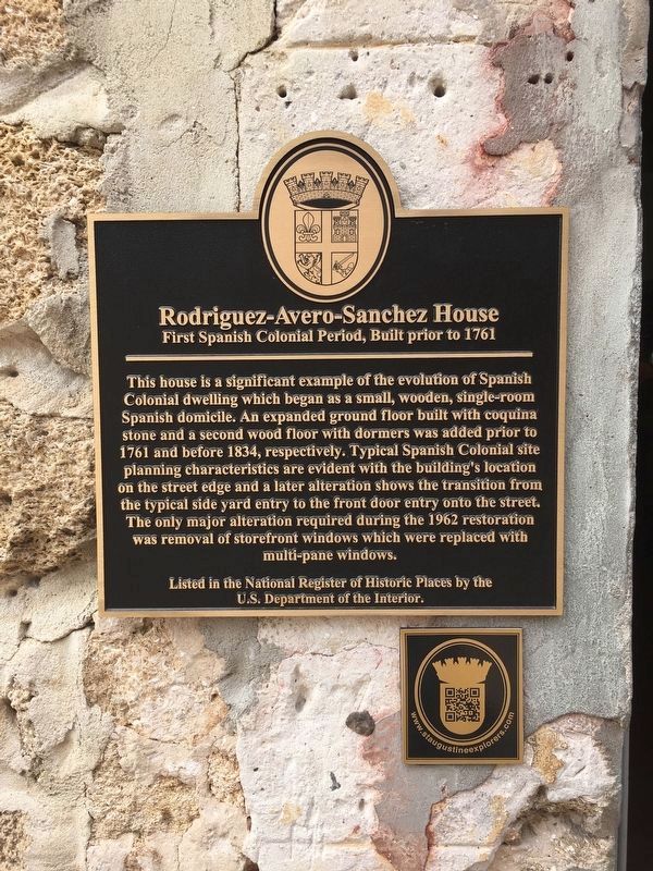 Rodriguez-Avero-Sanchez House Marker. Click for full size. Rodriguez-Avero-Sanchez House Marker image. Click for full size.