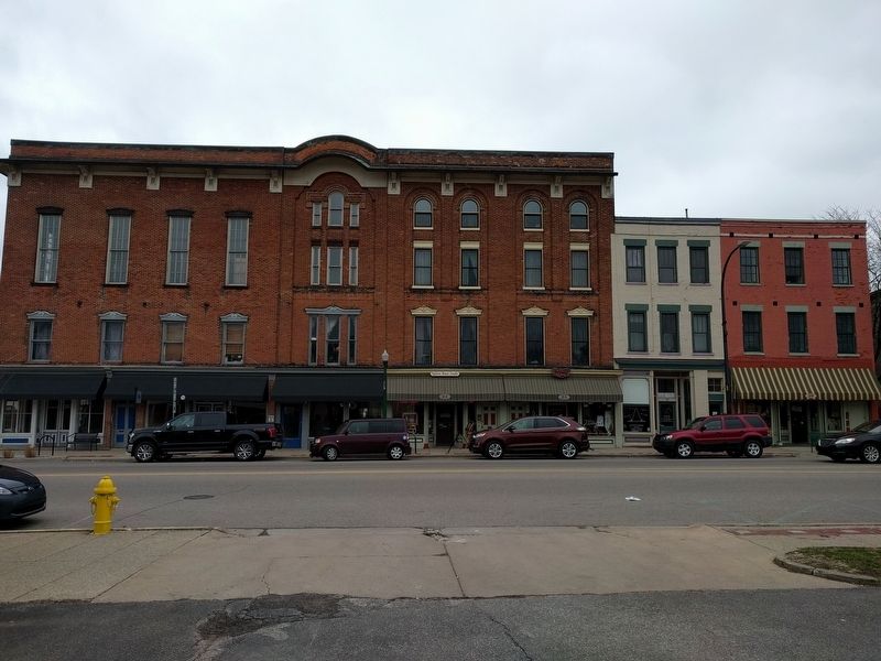 Former Follett House (left side) and Huron House (right side) image. Click for full size.