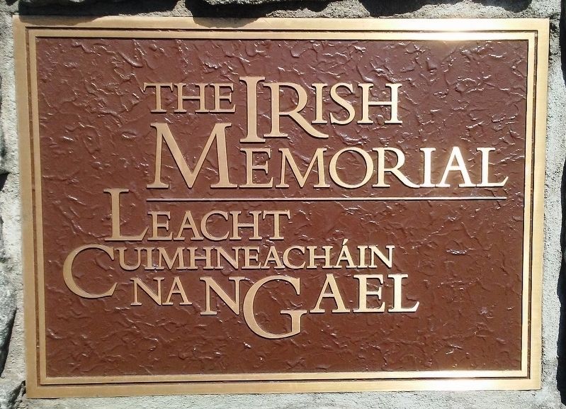 The Irish Memorial / Leacht Cuimhneach�in na nGael image. Click for full size.
