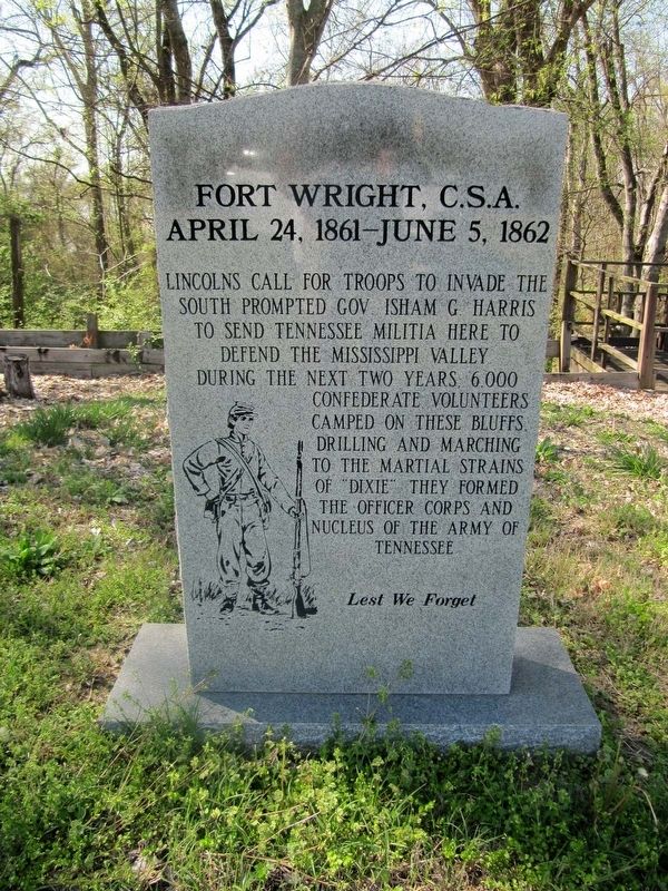 Fort Wright Historic Site Marker image. Click for full size.