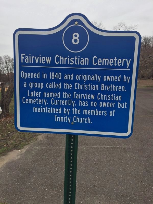 Fairview Christian Cemetery Marker image. Click for full size.