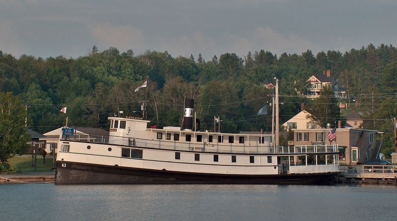 Steamship Katahdin tour boat docked at the Moosehead Marine Museum image. Click for full size.