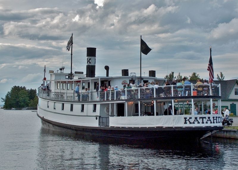 Steamship Katahdin tour boat docked at the Moosehead Marine Museum image. Click for full size.