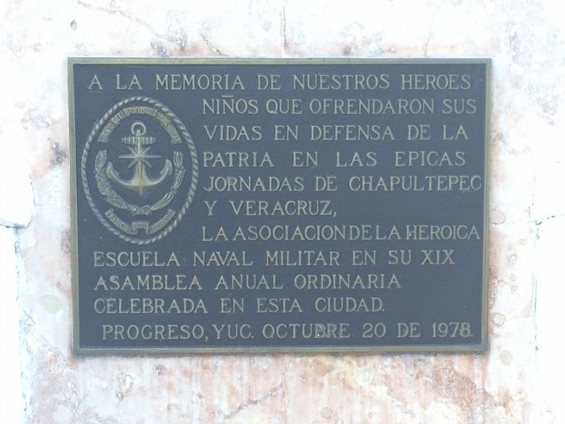 Heroes of Chapultepec and Veracruz Marker image. Click for full size.
