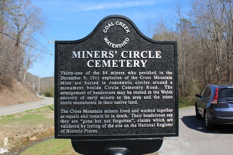 Miners' Circle Cemetery Marker image. Click for full size.