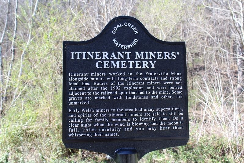 Itinerant Miners' Cemetery Marker image. Click for full size.