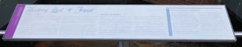 History Lost & Found Marker. Click for full size. History Lost & Found Marker image. Click for full size.