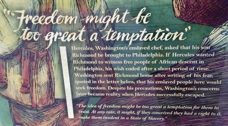 "Freedom might be too great a temptation" Marker Text image. Click for full size.