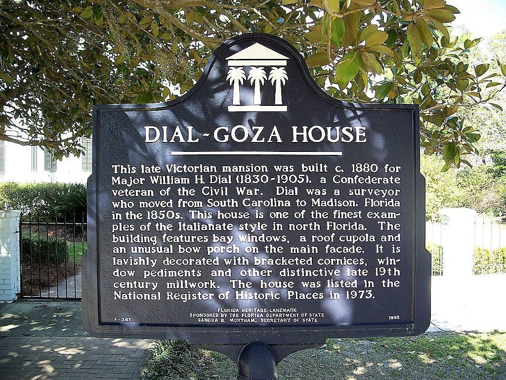 Dial-Goza House Marker