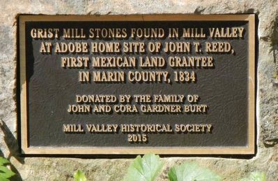 Grist Mill Stones Marker. Click for full size. Grist Mill Stones Marker image. Click for full size.