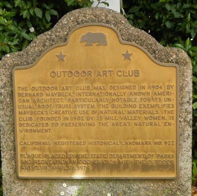 Outdoor Art Club Marker image. Click for full size.