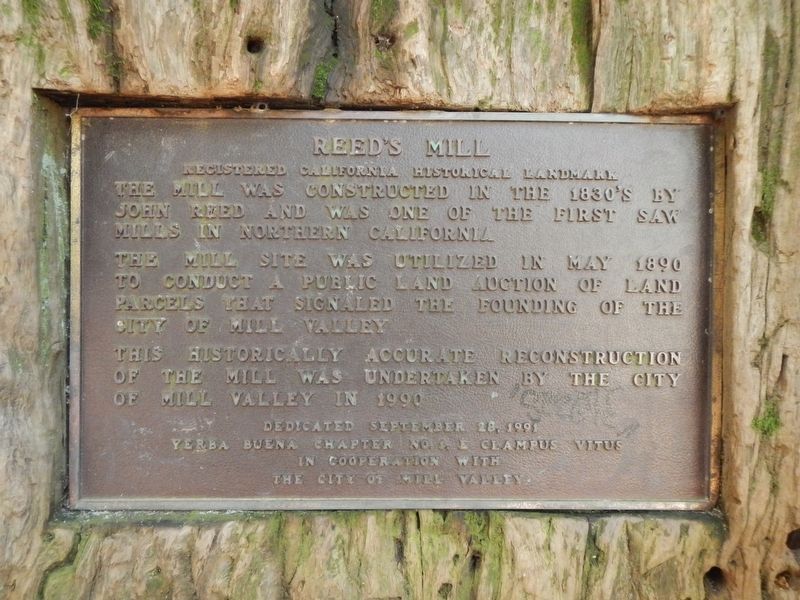 Reed's Mill Marker image. Click for full size.