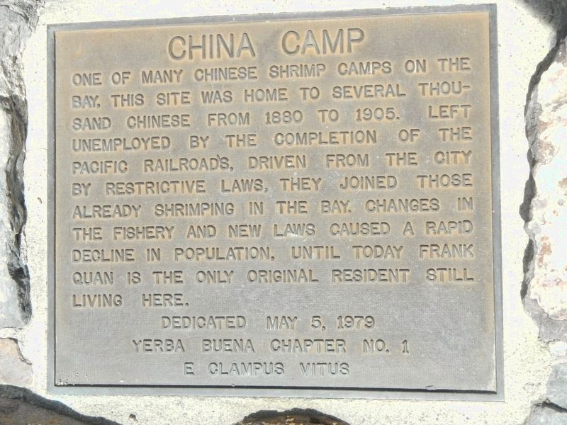 China Camp Marker image. Click for full size.