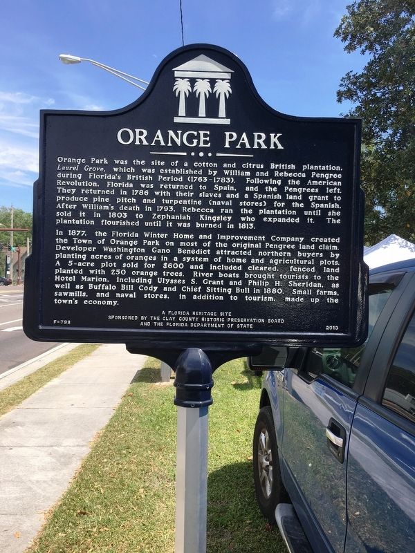 Orange Park Marker image. Click for full size.
